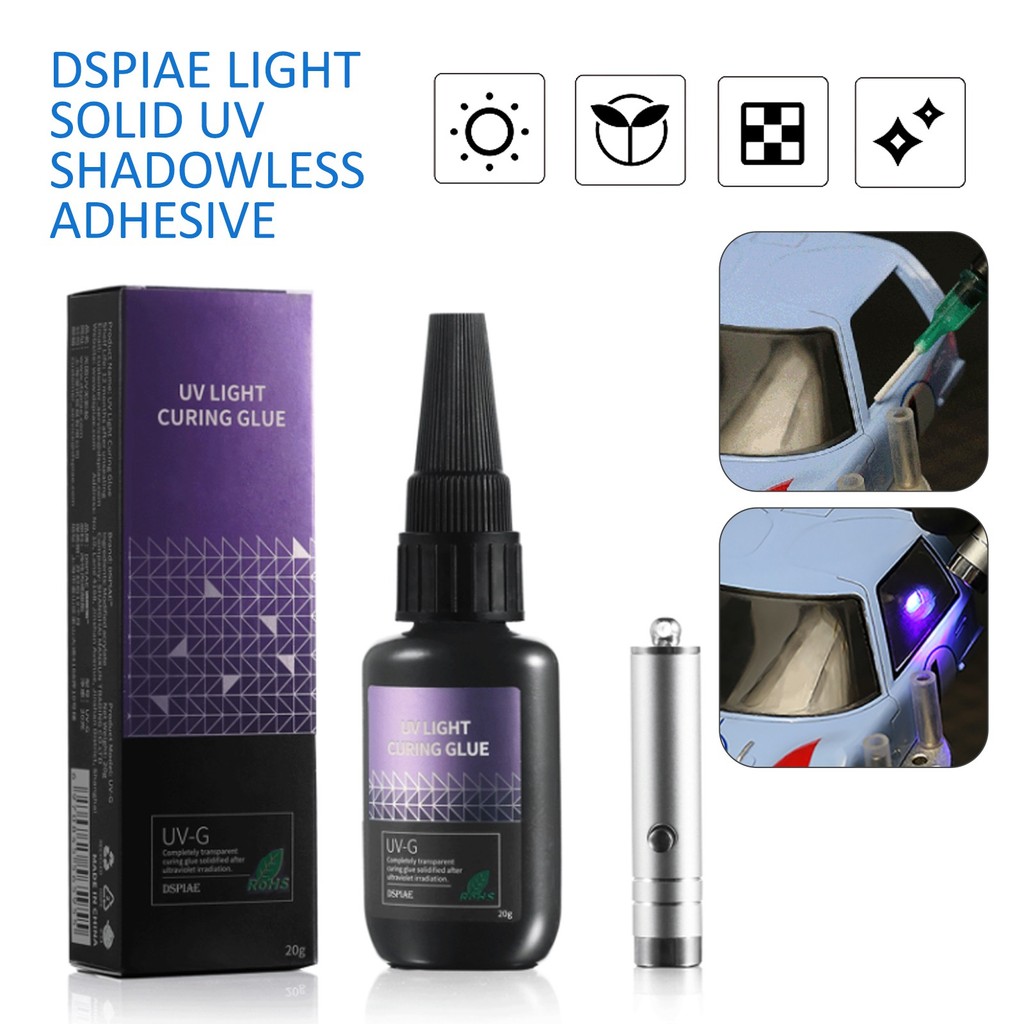 Metallic Spray Paint - DSPIAE УФ-светоотверждаемый прозрачный клей для военной