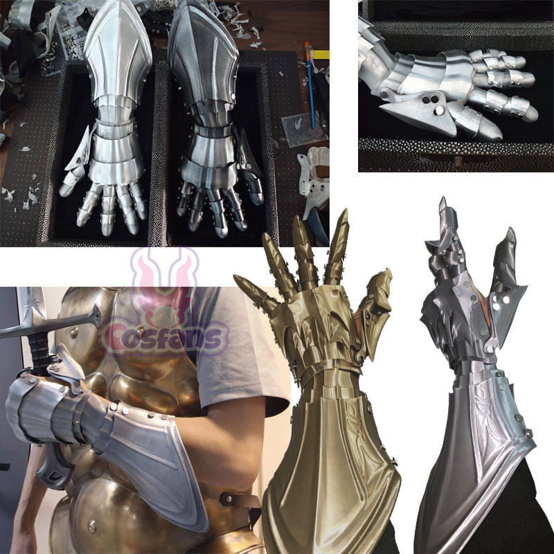 Cosplay Material For Prop - Новая версия: 3D-печатные перчатки-доспехи рыцаря ручной