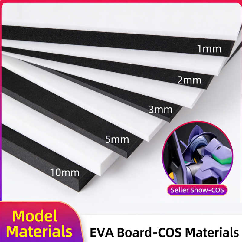 Cosplay Prop Foam Board - Материал из черного ЭВА-пенопласта толщиной 38