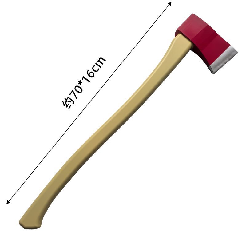 Cosplay Prop Axe - Косплей-инструмент: Топор-томагавк 1:1, огненный топор, реквизит