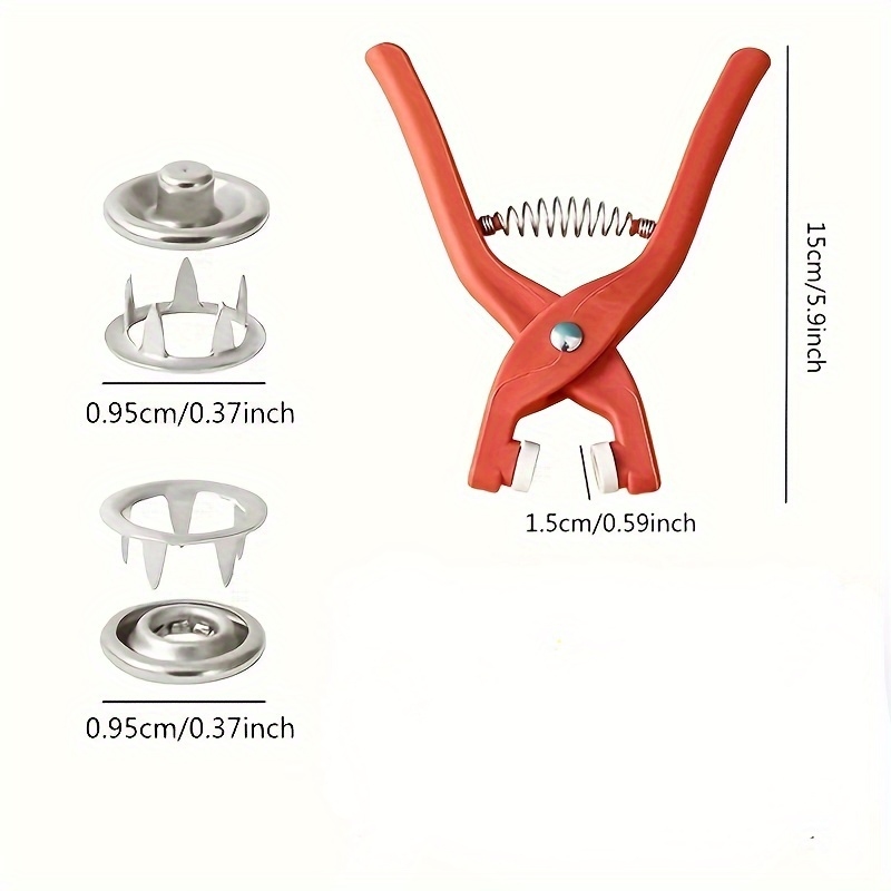 Набор из 50 ручных плоскогубце – обзор и цена Snap Fastener Set