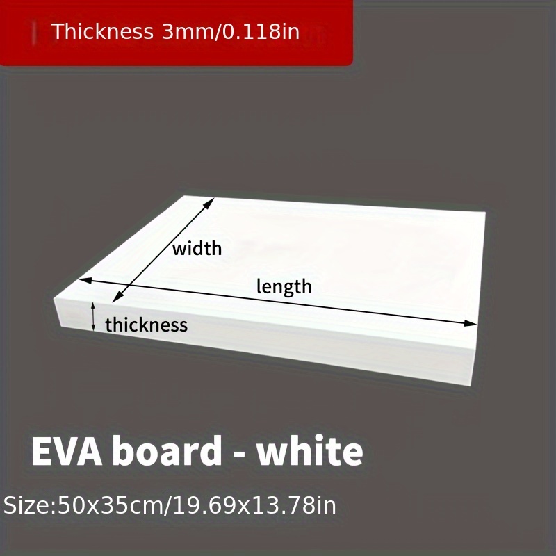 Пенопластовая доска EVA 14x19  – обзор и цена Cosplay Prop Foam Board