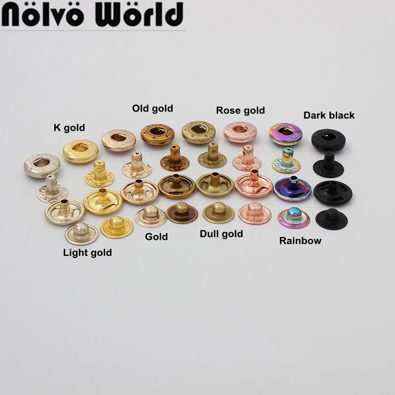 20-100 комплектов, Радуга, 12  – обзор и цена Snap Fastener Set