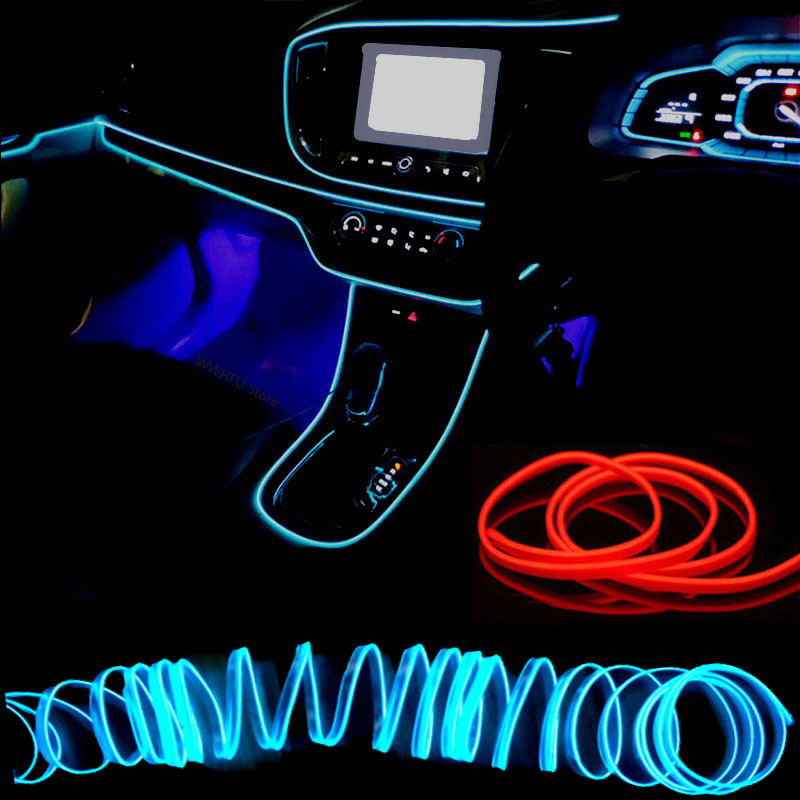 Светодиодная лента для интерье – обзор и цена Led El Wire