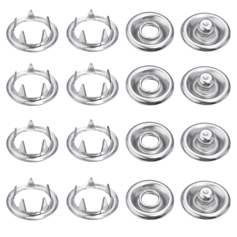 SAUVOO 50 наборов железные кно – обзор и цена Snap Fastener Set
