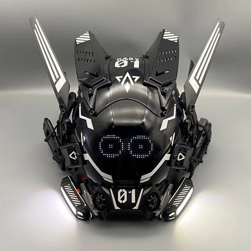 Кибер-панк Cos Маска Косплей М – обзор и цена Cosplay Prop Display