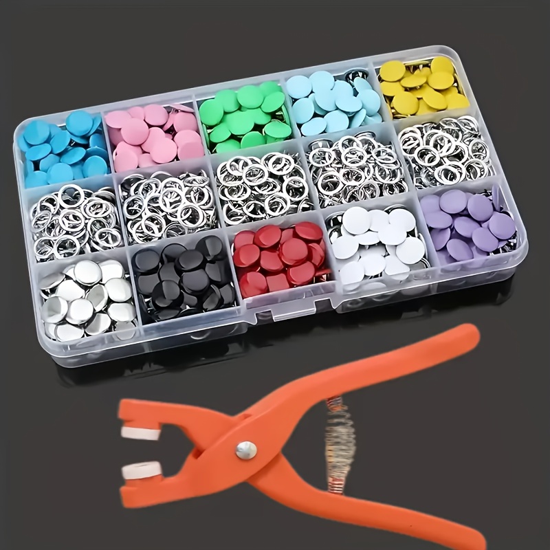Набор из 100 разноцветных мета – обзор и цена Snap Fastener Set