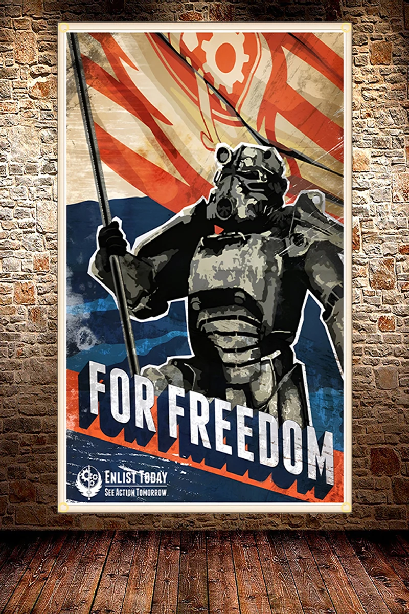 Флаг FLAGDOM 90x150 см (3x5 фу – обзор и цена Fallout Cosplay Prop