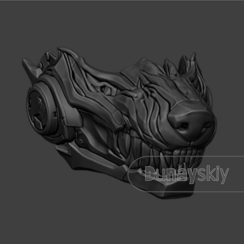 Маска Волка Valko из Love and  – обзор и цена Cosplay Prop 3D Print Settings