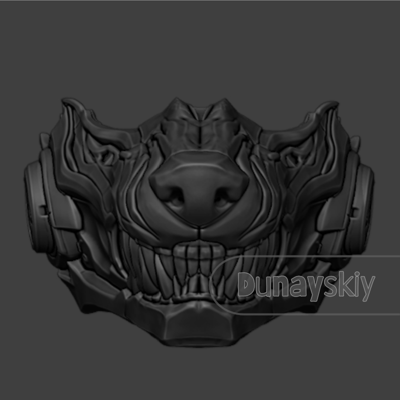 Маска Волка Valko из Love and  – обзор и цена Cosplay Prop 3D Print Settings