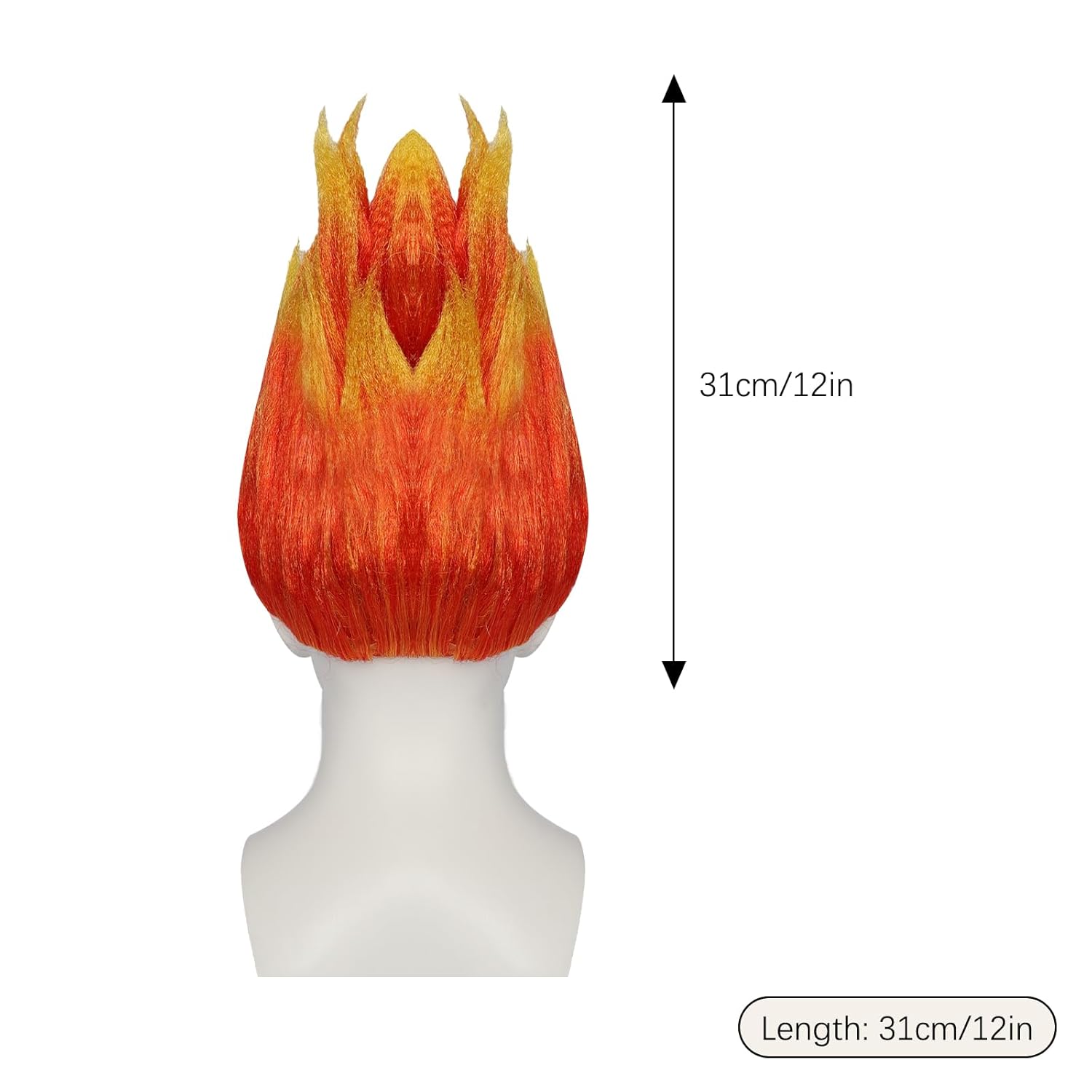 Парик для костюма с эффектом п – обзор и цена Cosplay Flame Prop
