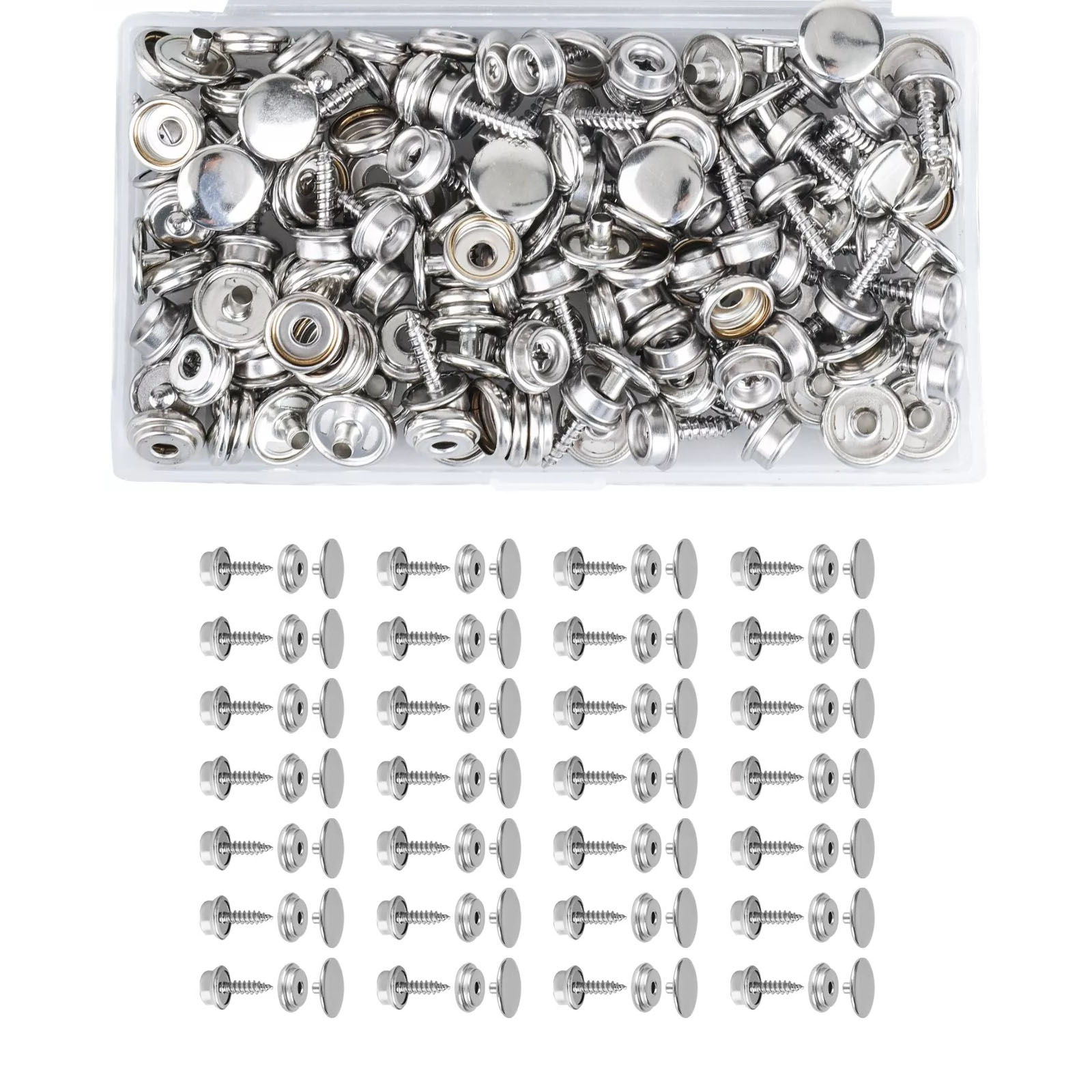50 комплектов из нержавеющей с – обзор и цена Snap Fastener Set