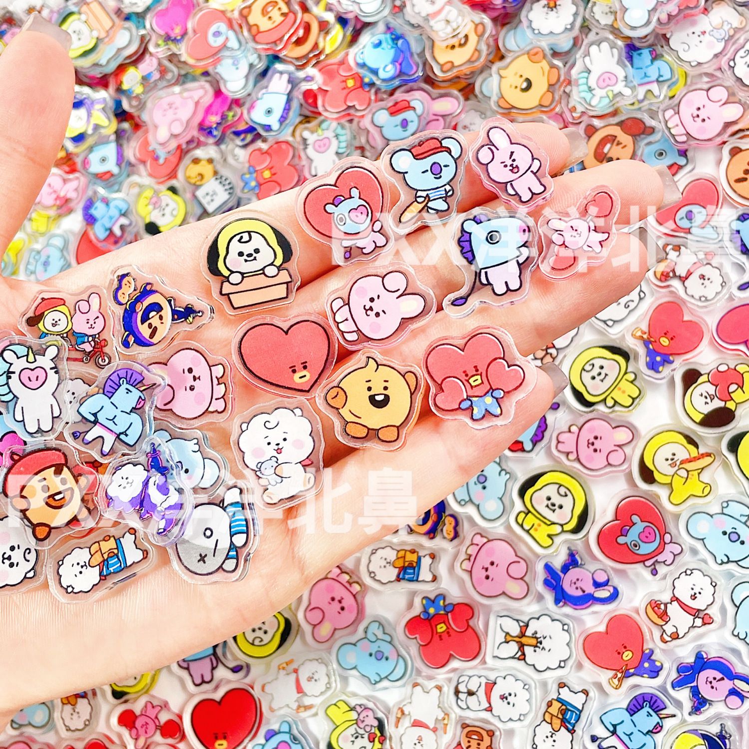 100 шт. акриловых элементов BT – обзор и цена Cosplay Material For Prop