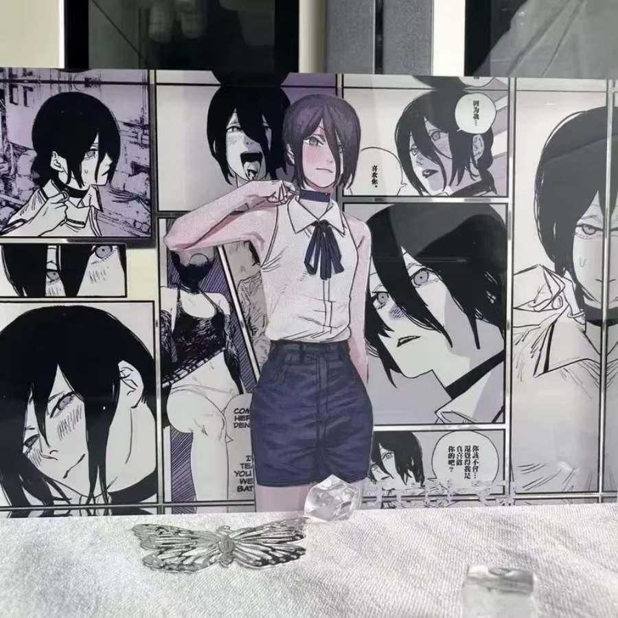 Акриловая фигурка Денджи и Рез – обзор и цена Anime Cosplay Prop